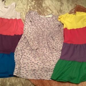 Hanna Andersson three Girls' Dresses sz 140 or US 10